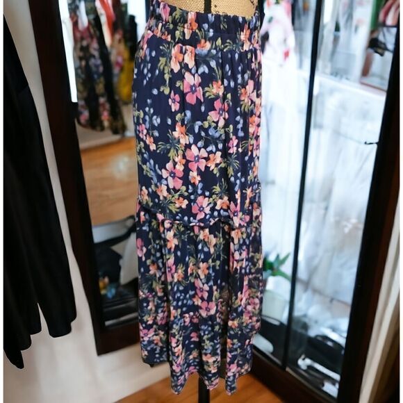 Stitch Collection Floral Maxi Skirt Size M - Picture 2 of 5